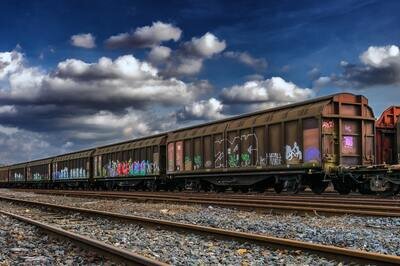 supply chain statistics - freight train